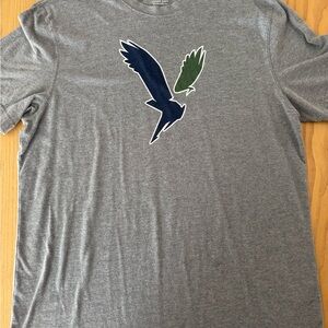 American Eagle Outfitters Gray Short Sleeve Tee with Eagle Design
